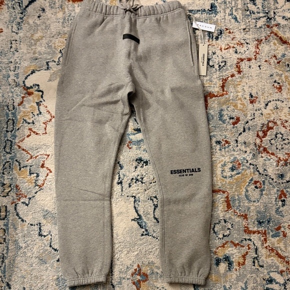 Essentials Pants - Essentials Fear Of God Sweatpants Dark Oatmeal medium